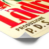 自転車泥棒 ポスター (角)