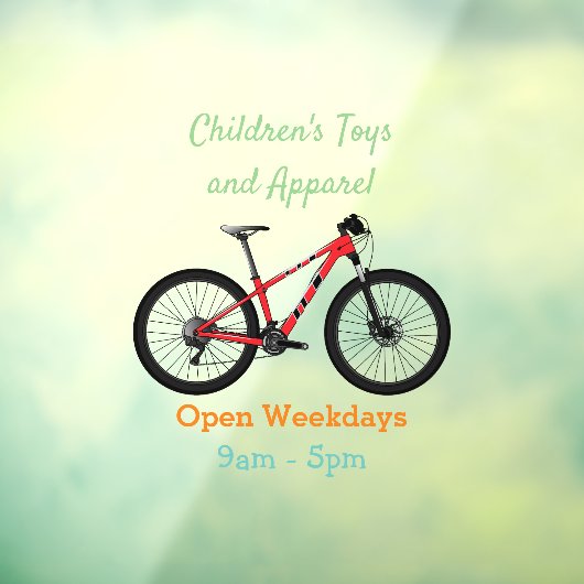 自転車漫画イラストレーション ウィンドウサイン (シート3)