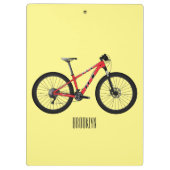 自転車漫画イラストレーション クリップボード (裏面)