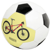 自転車漫画イラストレーション サッカーボール (3/4)