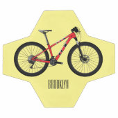 自転車漫画イラストレーション サッカーボール (フラット)