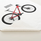 自転車漫画イラストレーション シェルパブランケット (3/4)