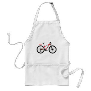 自転車漫画イラストレーション スタンダードエプロン
