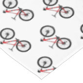 自転車漫画イラストレーション テーブルクロス (アングル)