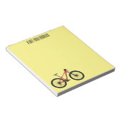 自転車漫画イラストレーション ノートパッド (アングル)