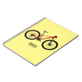 自転車漫画イラストレーション ノートブック (左側)