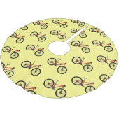 自転車漫画イラストレーション ブラッシュドポリエステルツリースカート (アングル)