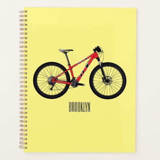 自転車漫画イラストレーション プランナー手帳 (正面)