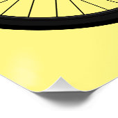 自転車漫画イラストレーション ポスター (コーナー)