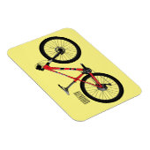 自転車漫画イラストレーション マグネット (右側)