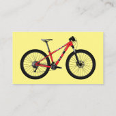 自転車漫画イラストレーション 名刺 (裏面)