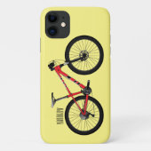 自転車漫画イラストレーション Case-Mate iPhoneケース (裏面)
