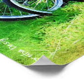 自転車火災島ポスター ポスター (角)