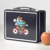 自転車犬 メタルランチボックス (インサイチュ)
