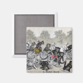 自転車用ねこ マグネット (正面/裏面)