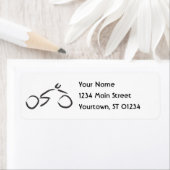 自転車用アートの泥沼 ラベル (インサイチュ)