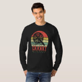 自転車用クランキーレトロヴィンテージサイクリングR Tシャツ (正面フル)