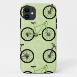 自転車用グリーン iPhone 11 ケース
