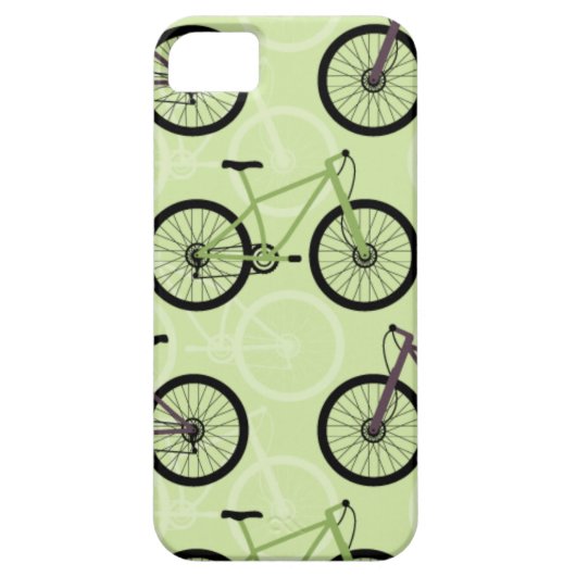 自転車用グリーン Case-Mate iPhoneケース (裏面)