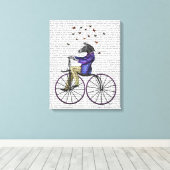 自転車用ゼブラ キャンバスプリント (インサイチュ (ウッドフロア))