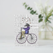 自転車用ゼブラ ポストカード (スタンド正面)