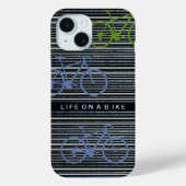自転車用バイクもしくは自転車に乗る人 Case-Mate iPhoneケース (裏面)