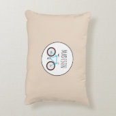 自転車用バイクパターン名前をカスタムする アクセントクッション (裏面(縦))