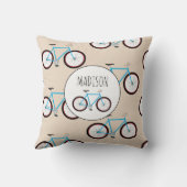 自転車用バイクパターン名前をカスタムする クッション (裏面)