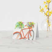 自転車用フラワーボックス カード (黄色い花)