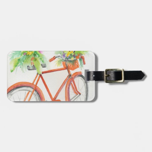 自転車用フラワーボックス ラゲッジタグ (正面横)
