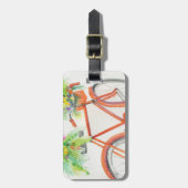 自転車用フラワーボックス ラゲッジタグ (正面縦)