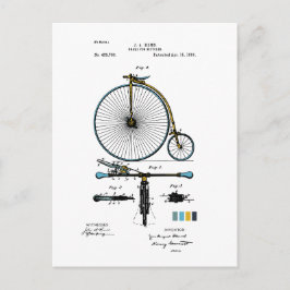 自転車用ブレーキ – J. A. Hems特許着色 ポストカード