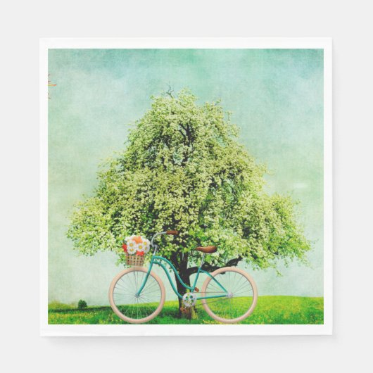 自転車用ペーパーナプキン スタンダードランチョンナプキン (正面)