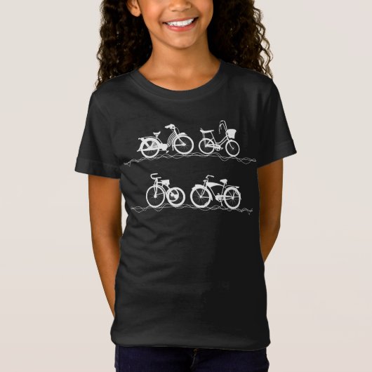 自転車用ホワイトTシャツ Tシャツ (正面)
