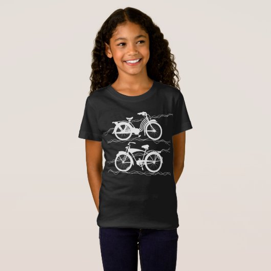 自転車用ホワイトTシャツ Tシャツ (正面フル)