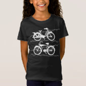 自転車用ホワイトTシャツ Tシャツ (正面)