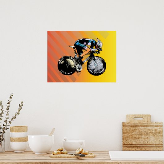 自転車用レーサー ポスター (キッチン)