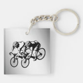 自転車用レースシルバー キーホルダー (裏面)