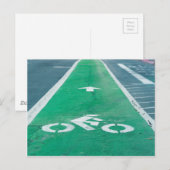 自転車用レーン ポストカード (正面/裏面)