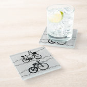 自転車用二輪ガラスコースター ガラスコースター (アングル)