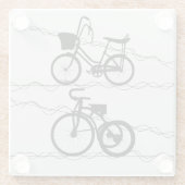 自転車用二輪ガラスコースター ガラスコースター (裏面)