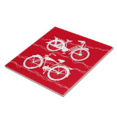 自転車用白色セラミックタイル タイル (側面)