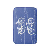 自転車用白風呂マット バスマット (正面縦)