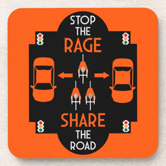 自転車用道路の安全性 コースター (正面)