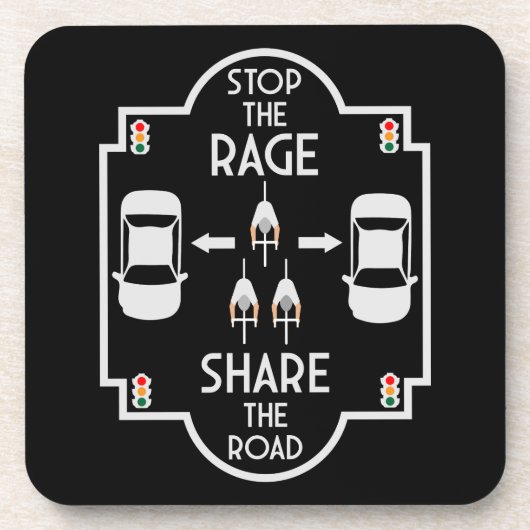 自転車用道路の安全性 コースター (正面)