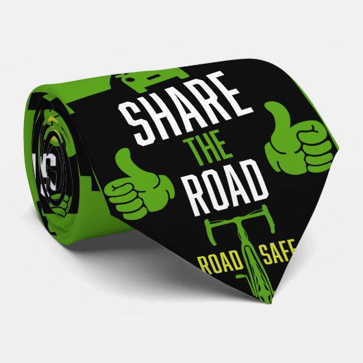 自転車用道路の安全性 ネクタイ (ロール)