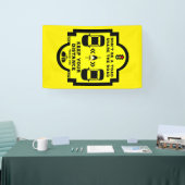 自転車用道路の安全性 横断幕 (トレードショー)