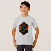 自転車用道路の安全性 Tシャツ (正面フル)