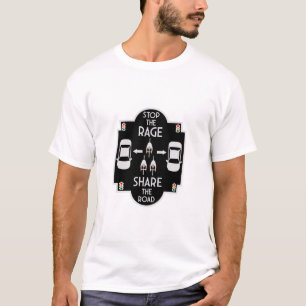 自転車用道路の安全性 Tシャツ