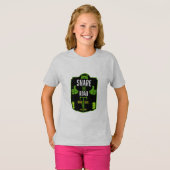 自転車用道路の安全性 Tシャツ (正面フル)